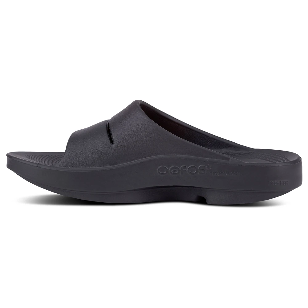 OOFOS OOahh Black Slide (Unisex) 6 OOFOS OOahh Black Slide (Unisex) - Image 4