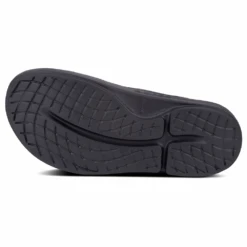 OOFOS OOahh Black Slide (Unisex) 15 OOFOS OOahh Black Slide (Unisex) -Comfortable Footwear Store 1100BLK 7