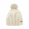 Superyellow Kide Off-White Merino Wool Beanie (Unisex) -Comfortable Footwear Store 2151 07