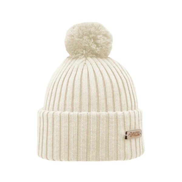 Superyellow Kide Off-White Merino Wool Beanie (Unisex) 3 Superyellow Kide Off-White Merino Wool Beanie (Unisex)
