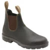 Blundstone 500 Stout Chelsea Boot Stout Brown Leather (Men's) -Comfortable Footwear Store 500