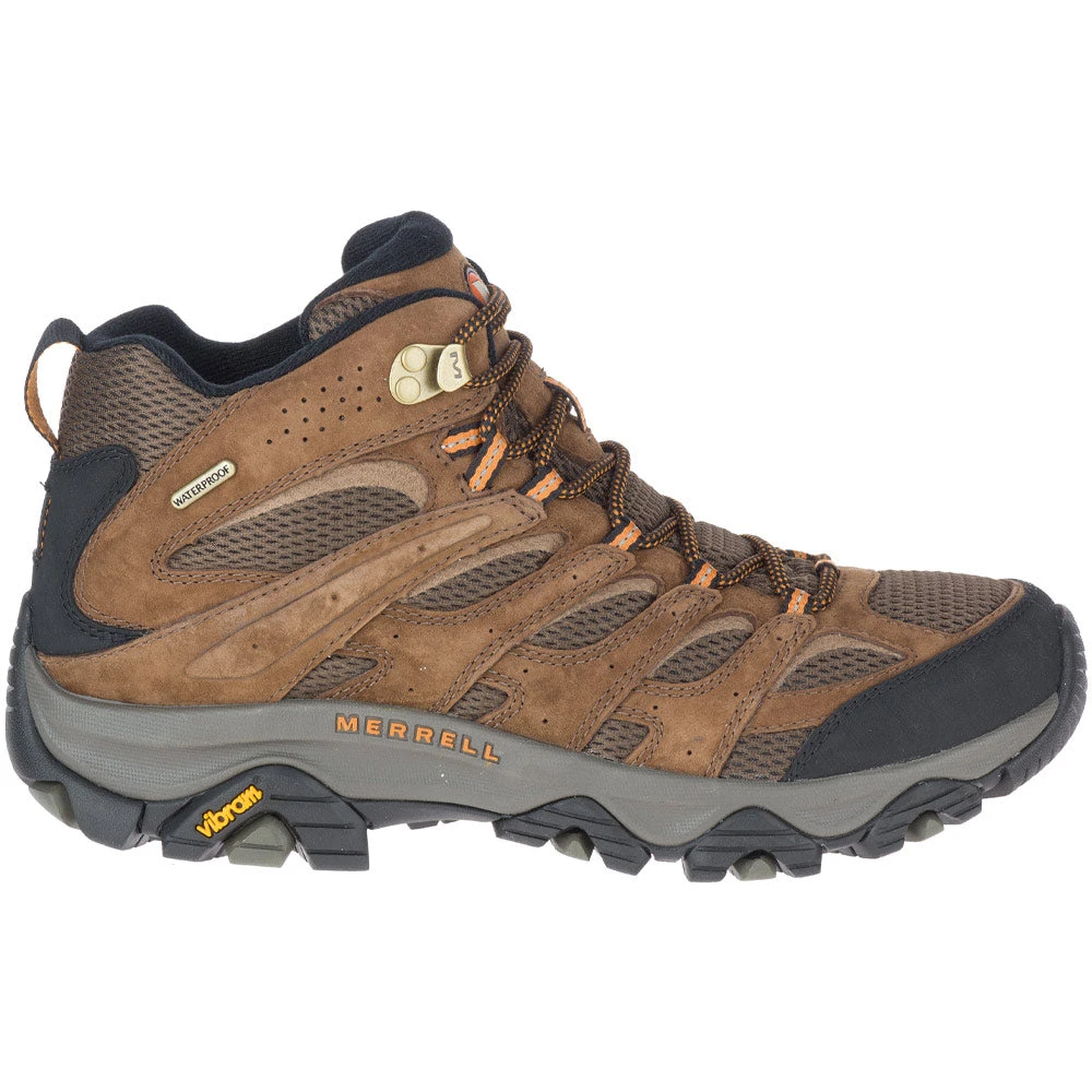 Merrell Moab 3 Mid Waterproof Hiking Boot Earth (Men's) 5 Merrell Moab 3 Mid Waterproof Hiking Boot Earth (Men's) - Image 3