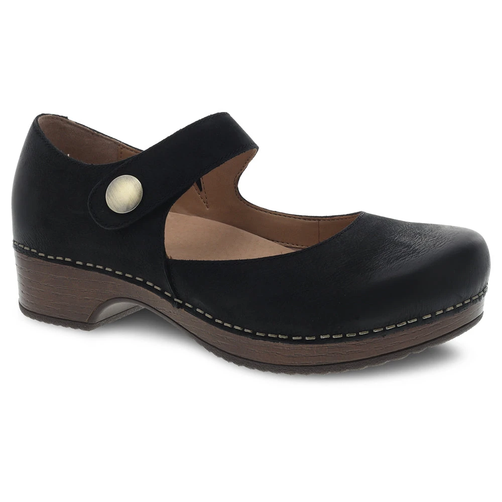 Dansko Beatrice Mary Jane Black Nubuck (Women's) 3 Dansko Beatrice Mary Jane Black Nubuck (Women's)
