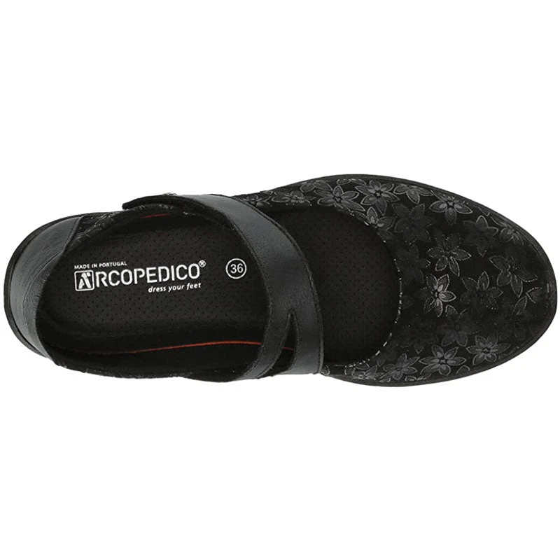 Arcopedico Cosmo Black Flower (Women's) 6 Arcopedico Cosmo Black Flower (Women's) - Image 4