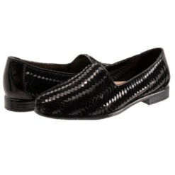 Trotters Liz III Slip-On Black/Black Patent (Women's) 19 Trotters Liz III Slip-On Black/Black Patent (Women's) -Comfortable Footwear Store Blk 8 cd5a6194 763c 4204 bf85 c522308e5d3c