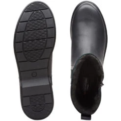 Clarks Un Elda Mid Waterproof Boot (Women's) -Comfortable Footwear Store Blk7