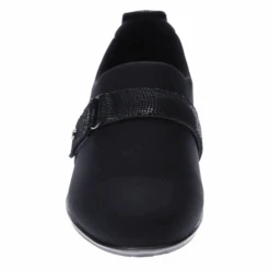 Revere Genoa Black Stretch Loafer (Women's) -Comfortable Footwear Store GENOABLACK 5
