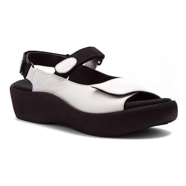 Wolky Jewel Sandal In White Leather (Women's) 3 Wolky Jewel Sandal In White Leather (Women's)