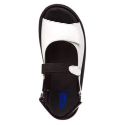 Wolky Jewel Sandal In White Leather (Women's) 12 Wolky Jewel Sandal In White Leather (Women's) -Comfortable Footwear Store MAR00449D