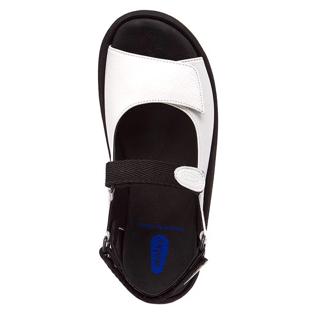 Wolky Jewel Sandal In White Leather (Women's) 7 Wolky Jewel Sandal In White Leather (Women's) - Image 5