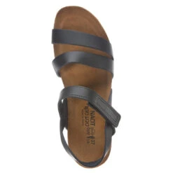 Naot Kayla Sandal Black Leather (Women's) -Comfortable Footwear Store MAR00895D