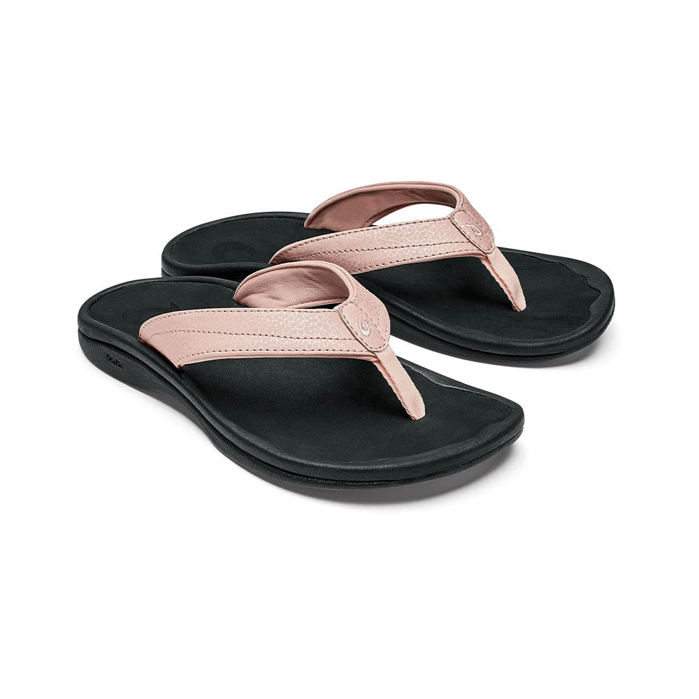 OluKai 'Ohana Flip Flop Sandal Petal Pink / Black (Women's) 6 OluKai 'Ohana Flip Flop Sandal Petal Pink / Black (Women's) - Image 4