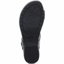 Dansko Reece Sandal Black (Women's) 9 Dansko Reece Sandal Black (Women's) -Comfortable Footwear Store Reece blk 4
