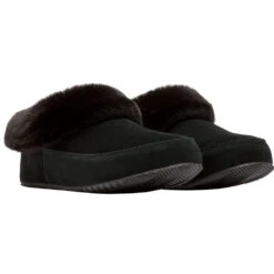 Sorel Coffee Run Slipper Black/Sea Salt (Women's) -Comfortable Footwear Store SeaS 3