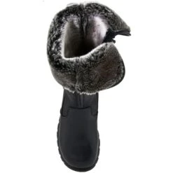 Toe Warmers Shelter Waterproof Boot Black Leather (Women's) -Comfortable Footwear Store Shelter TW4