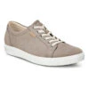 Ecco Soft 7 Lace Grey Nubuck (Women's) -Comfortable Footwear Store Soft7 Gry 1