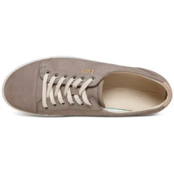 Ecco Soft 7 Lace Grey Nubuck (Women's) -Comfortable Footwear Store Soft7 Gry 6