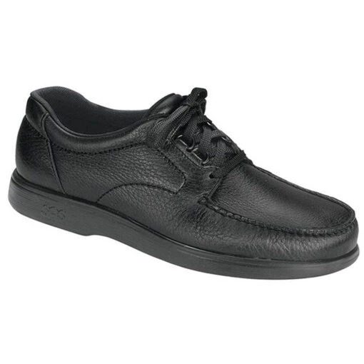 SAS Bout Time Black Leather (Men's) -Comfortable Footwear Store black 1 c88c8755 8fb7 4c2b 8039 3b1d69bde7fa