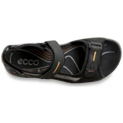 Ecco Yucatan Sandal Black/Mole Leather (Men's) -Comfortable Footwear Store black 6 9e65371d d10c 48b7 98fe 67ea03a3a54f