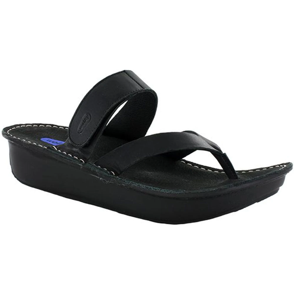 Wolky Tahiti Sandal Black Mighty Leather (Women's) 3 Wolky Tahiti Sandal Black Mighty Leather (Women's)