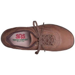 SAS Walk Easy Chocolate Nubuck (Women's) -Comfortable Footwear Store choc nubuck 6
