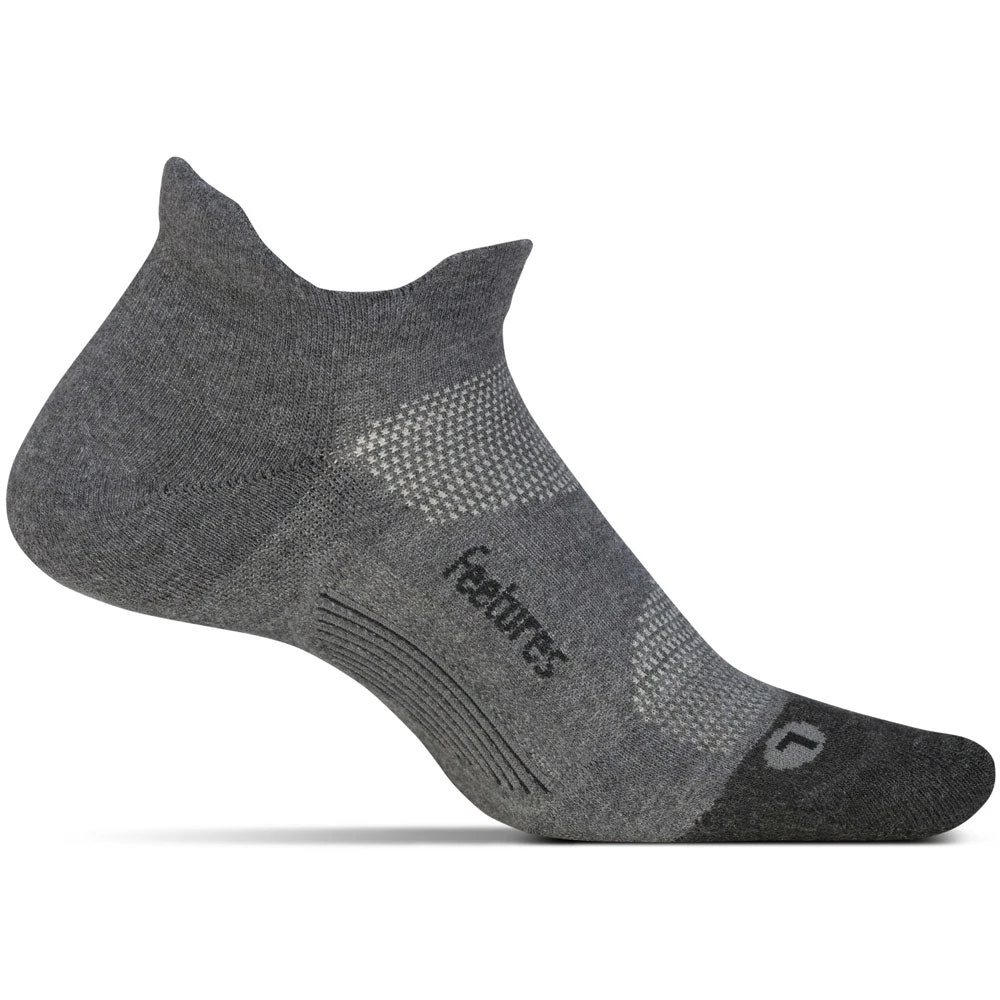 Feetures Elite Max Cushion No Show Tab Socks Grey 3 Feetures Elite Max Cushion No Show Tab Socks Grey