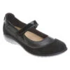 Naot Kirei Black Madras Leather/Suede/Patent (Women's) -Comfortable Footwear Store kieri black 1