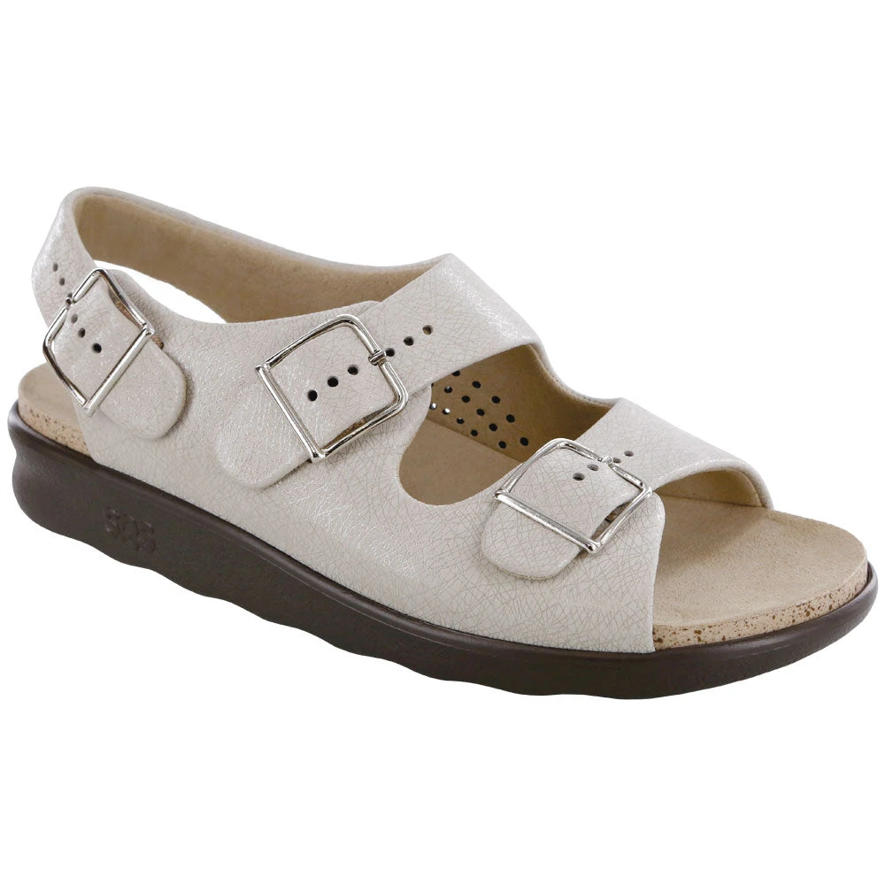 SAS Relaxed Sandal Web Linen Leather (Women's) 3 SAS Relaxed Sandal Web Linen Leather (Women's)