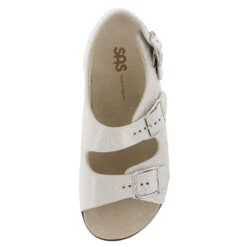 SAS Relaxed Sandal Web Linen Leather (Women's) 12 SAS Relaxed Sandal Web Linen Leather (Women's) -Comfortable Footwear Store linen 6
