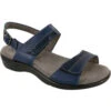 SAS Nudu Sandal Navy Leather (Women's) -Comfortable Footwear Store navy 1 c6cd9a66 b864 41c8 93cb 77a39f384338