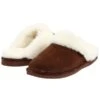 Old Friend Scuff Slipper Dark Brown Sheepskin (Women's) -Comfortable Footwear Store pic1 465f10cf c695 439a 8973 9b5e3d0befeb