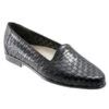 Trotters Liz Black Woven Leather (Women's) -Comfortable Footwear Store pic1 fab5f40b 46e2 4bc7 bdbc 6ee3b4dcd3c3
