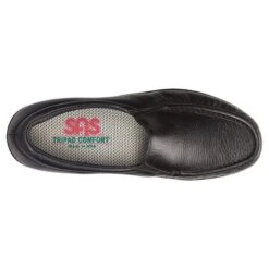 SAS Twin Loafer Black Leather (Women's) 7 SAS Twin Loafer Black Leather (Women's) -Comfortable Footwear Store pic2 680991d4 2362 40e5 ba8d 39278ed8c078